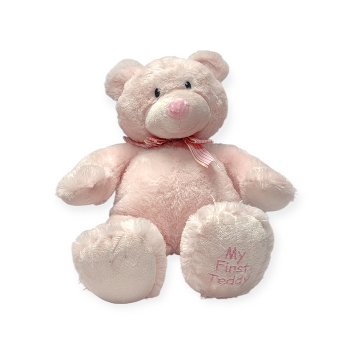 Плюшена играчка Russ Berrie Baby My First Teddy 25915 91-5, Мечок, Мек плюш, 48 см, Розов