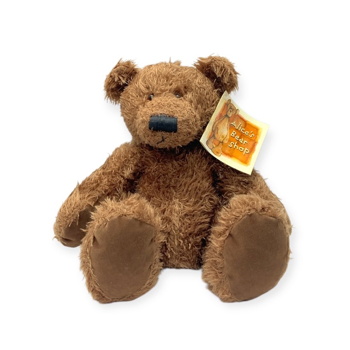 Плюшена играчка Russ Berrie Alice's Bear Shop 90927 91-5, Мечок, Мек плюш, 30 см, Кафяв