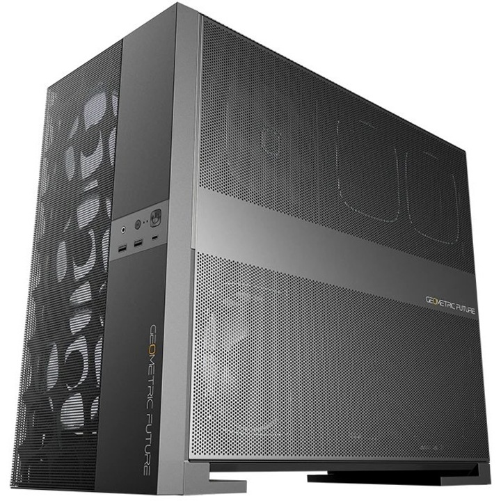 Carcasa Thermaltake AH T200, Mini Tower, fara sursa, mATX, Black
