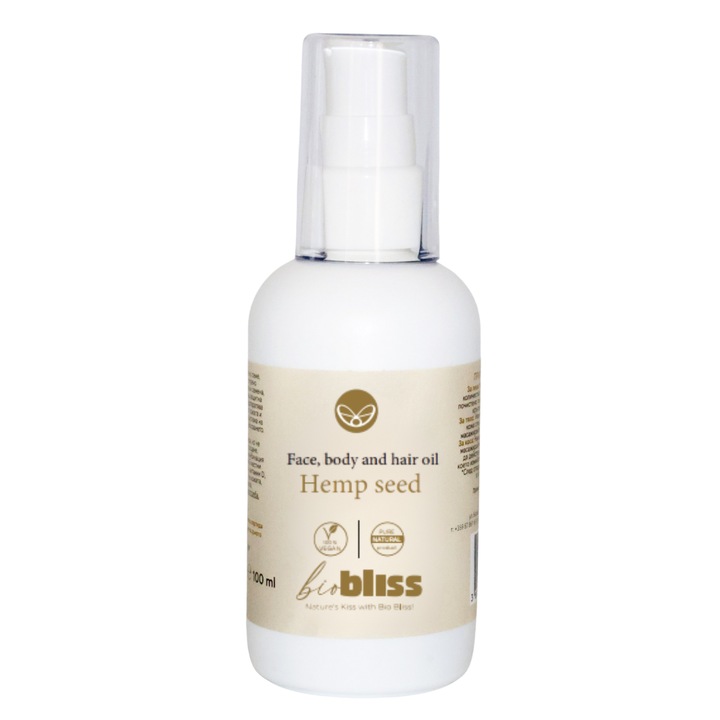 Ulei din seminte de canepa Bio Bliss 100 ml