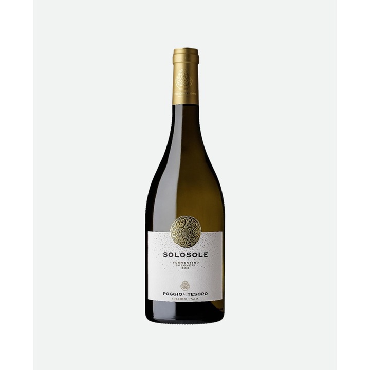 Vin Alb Bolgheri DOC, Vermentino 100%, Toscana, Solosole, 2022, Poggio Al Tesoro, 750 ml