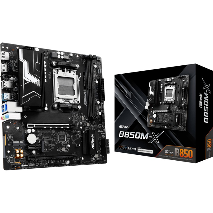 Дънна платка ASRock B850M-X socket AM5 B850M-X