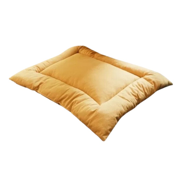 Легло за домашни любимци Asir Yui, жълто, универсален размер, текстил