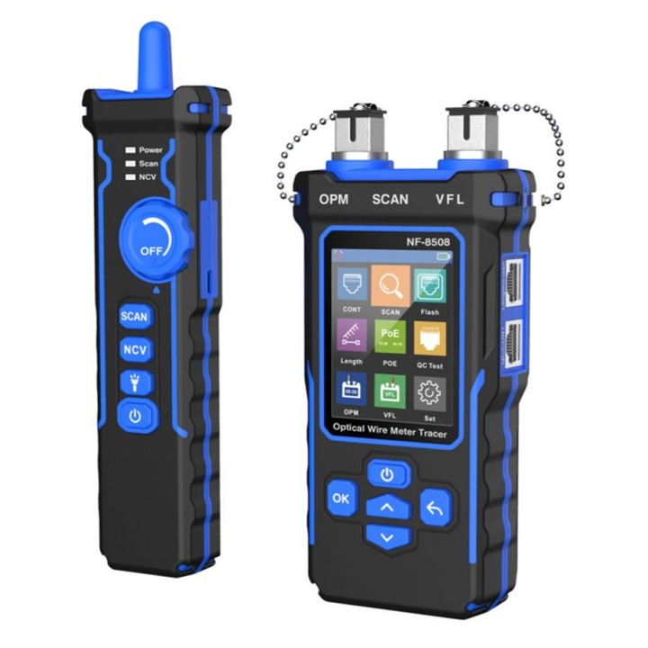 Tester digital multifunctional Braun Group pentru cablu retea si pentru cablu optic