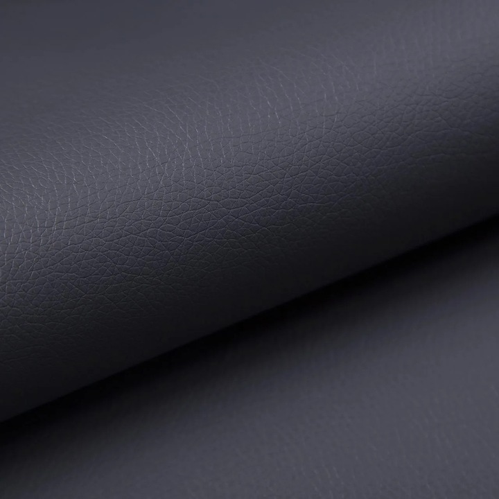 Piele ecologica, Imitatie de piele naturala, Gri antracit, 100 x 140 cm, Tusi Leather