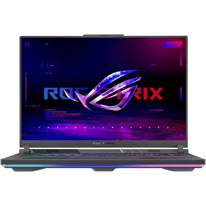 Laptop Asus ROG Strix G16 G614JU-N3512, G614JU-N3512, 16", Intel Core i5-13450HX (10 nuclee), NVIDIA GeForce RTX 4050 (6GB GDDR6), 16GB 4800MHz (2x8GBy) DDR5