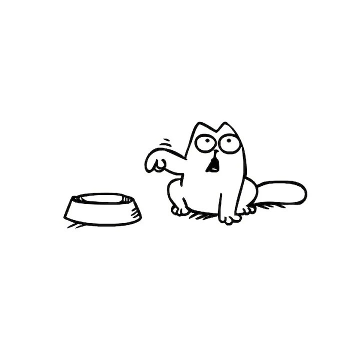 Hungry Cat autómatrica, 26, 1 cm, fehér