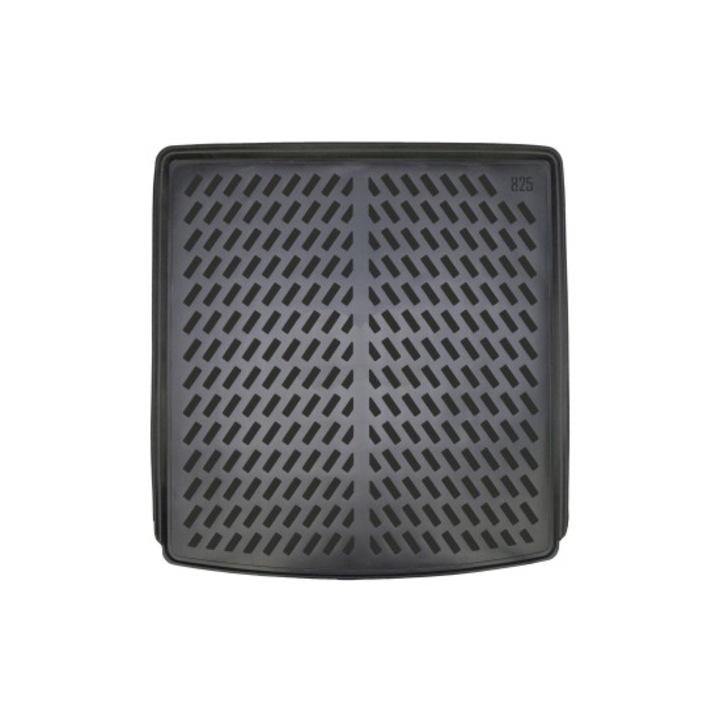 Volkswagen ID7 csomagtartó szőnyeg 2024->, tálca stílusú, prémium modell, oldalsó szegéllyel 5 cm, gumi anyag, szagtalan, rugalmas