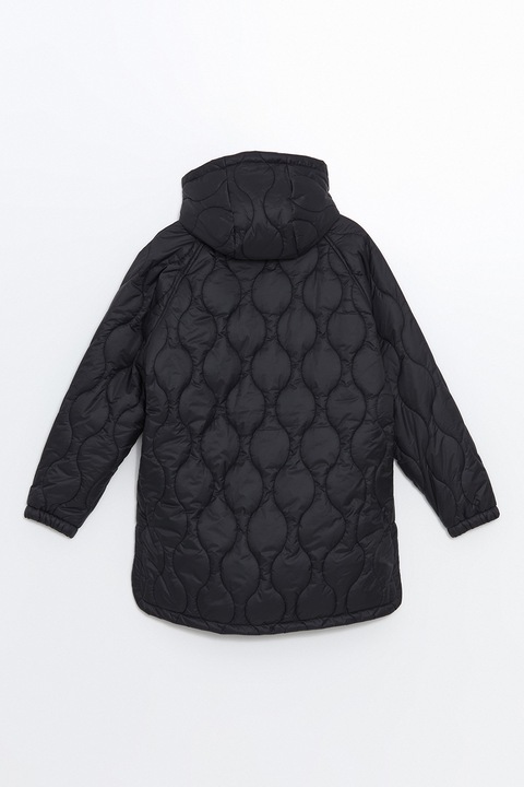 LC WAIKIKI, Geaca supradimensionata cu buzunare aplicate, Negru, XS-S