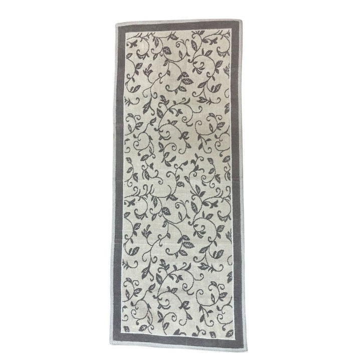 Covor Bumbac, 80 x 200 cm, Crengute si Frunzulite