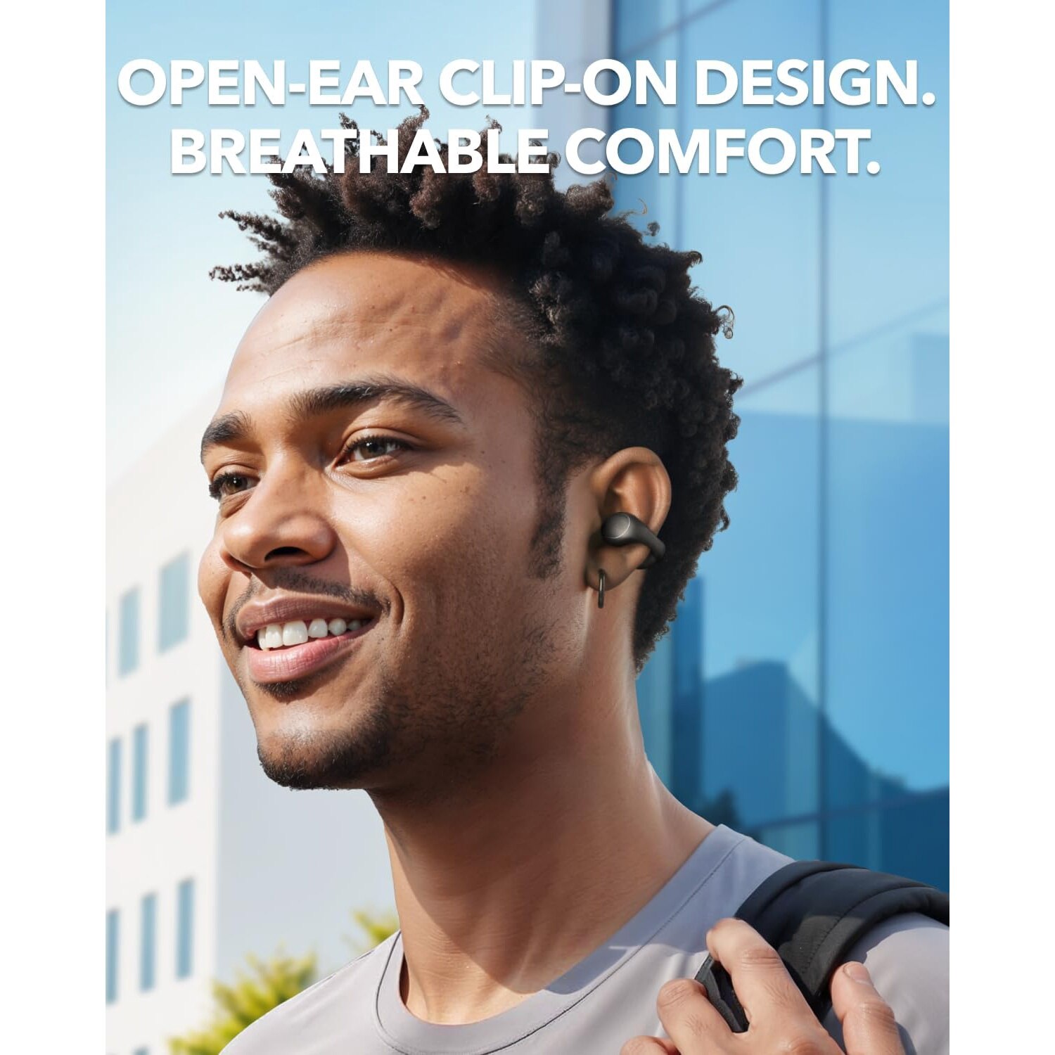 Casti Wireless Open-Ear Anker SoundCore C40i, Autonomie 21 de ore ...