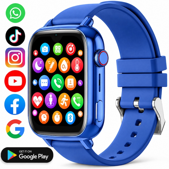 Smartwatch HUAWEI Watch Fit 5, Black Aluminium with Black Fluoroelastomer Strap + 1 Month Health+