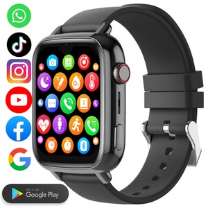 Ceas smartwatch copii GPS 4G, Google play, Whatsapp, Tiktok, Instagram, Youtube, Facebook, camera HD, Wingereich ™, localizare GPS, telefon, apel video HD, Super AMOLED, WIFI, bluetooth, apa IP67, Android, IOS, SOS, monitorizare spion, ritm cardiac, negru