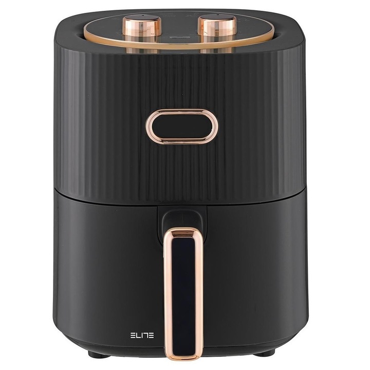 Фритюрник с горещ въздух ELITE AF-1243, 1300W, 5 L, Черен