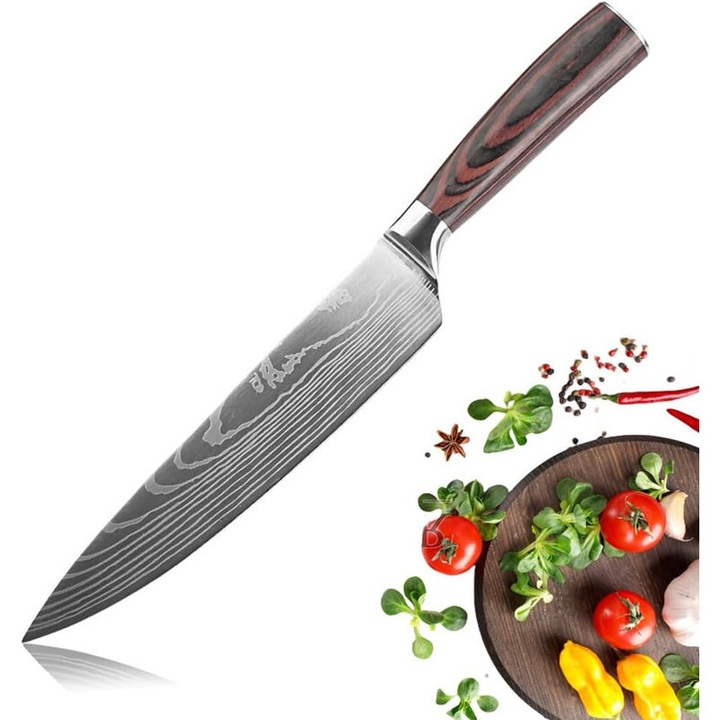 Set 5 cutite de bucatarie, otel