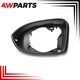 Carcasa Oglinda, Vw, Golf Viii, Culoare Neagra, Noua, Inlocuitor De Inalta Calitate, Numar Original 5H0857601 9B9, Negru