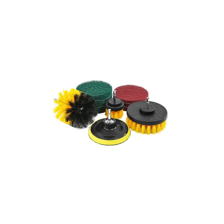 Set perii pentru curatare, 1/4" 10 piese, Verke