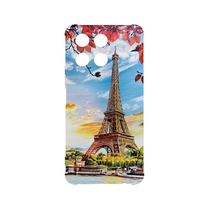 BestCase Anti Shock 1.5MM telefontok, kompatibilis modell Honor 200 Smart, Paris Eiffel Tower, Air Cushion Technology, 1925010 AS 1371