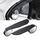 Set 2 Oglinda auxiliara, BOMSTOM, pentru unghi mort, convexa, ajustabil 360°, impermeabil, HD, ofera vizibilitate suplimentara, imbunatateste siguranta in conducere, gri