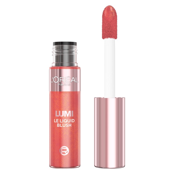Течен руж L'Oreal Paris Lumi Le Liquid Blush 625 Glowy Gold Pink, 11 мл