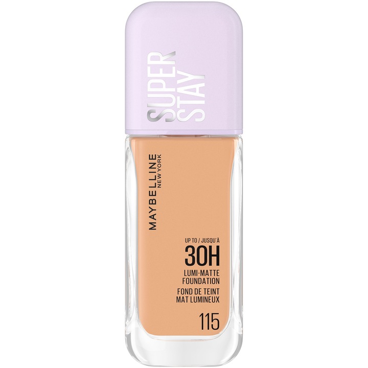 Fond de ten Maybelline New York SuperStay 30H Lumi Matte 115, 35 ml