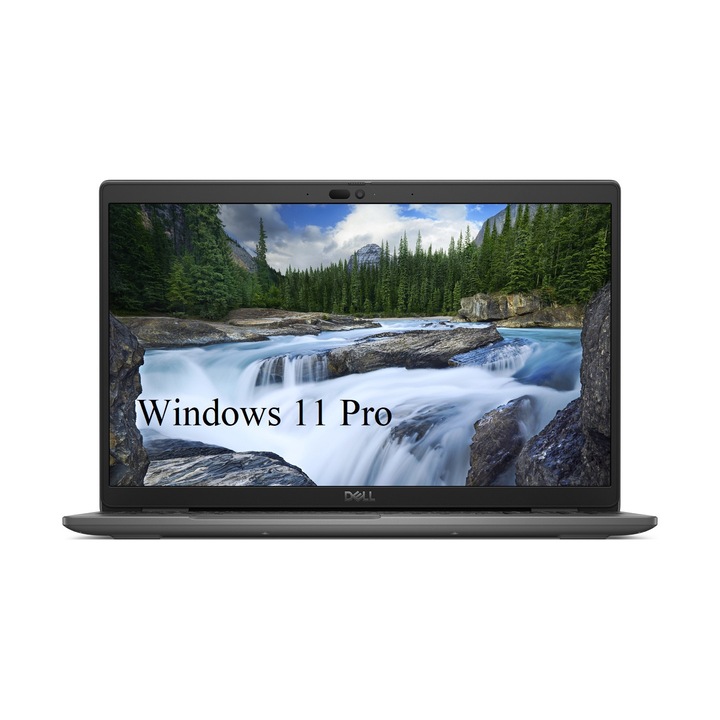 Laptop Dell Latitude 3540, 15.6" FHD IPS, Intel Core i5-1235U 10 magos, 16 GB DDR4, 512 GB SSD m2 PCIe, Intel Iris Xe Graphics, Windows 11 Pro, 1.81 kg Fekete
