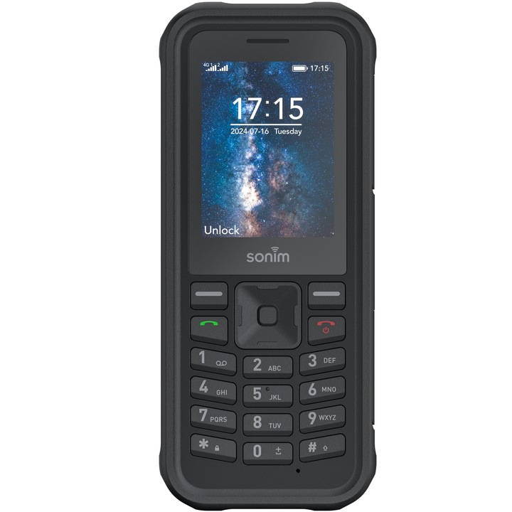 Telefon mobil Sonim XP100 ultra-rugged, 64MB RAM, 128MB, 4G, Black