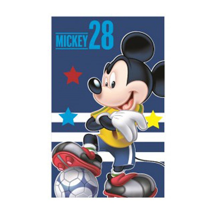 Disney Mickey Football Blue кърпа за ръце кърпа за лице, кърпа 35x65см