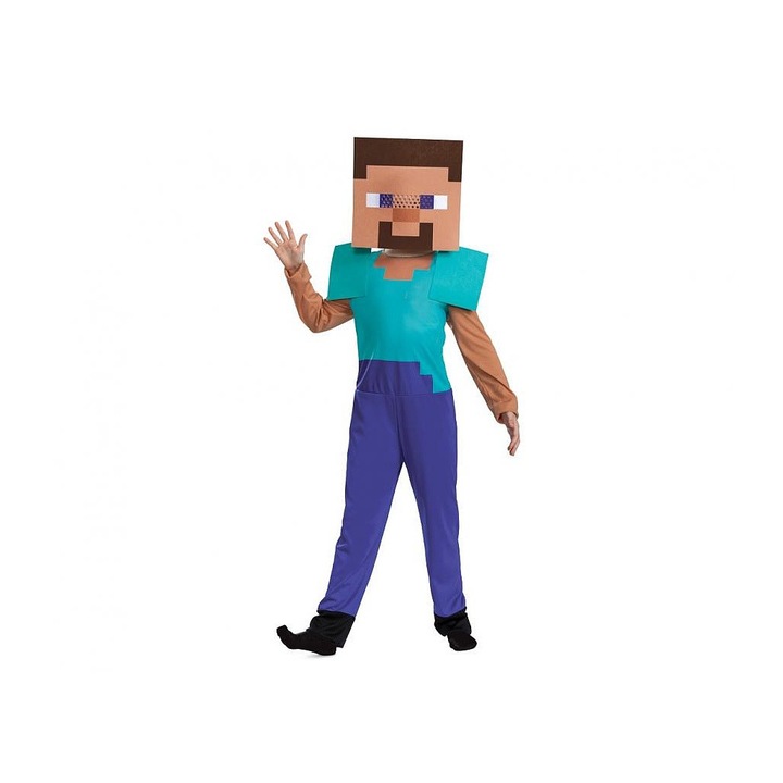 Costum Minecraft Steve 4-6 ani