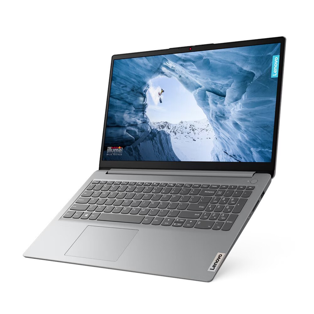 Laptop Lenovo IP 1 15IJL7, 15.6", Intel Celeron N4500, 4GB, 128GB eMMC, Windows 11 Home S mode, Cloud Grey
