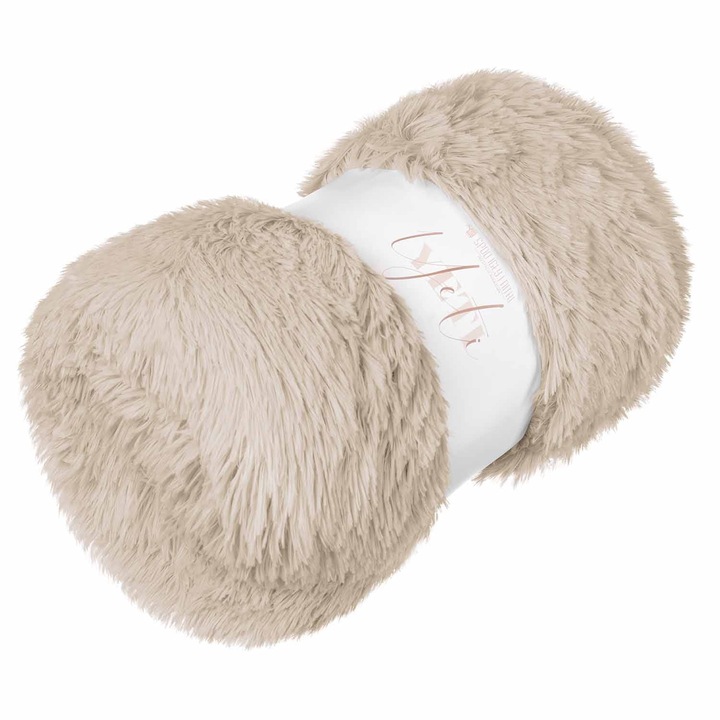 Patura YETI, 70x150cm, Poliester, Bej deschis