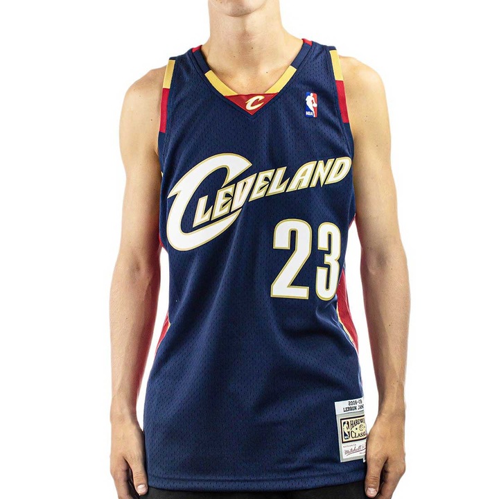 Tricou sportiv barbati Mitchell & Ness, NBA Swingman Alternate Jersey, Cavaliers 08, LeBron James, 100% poliester
