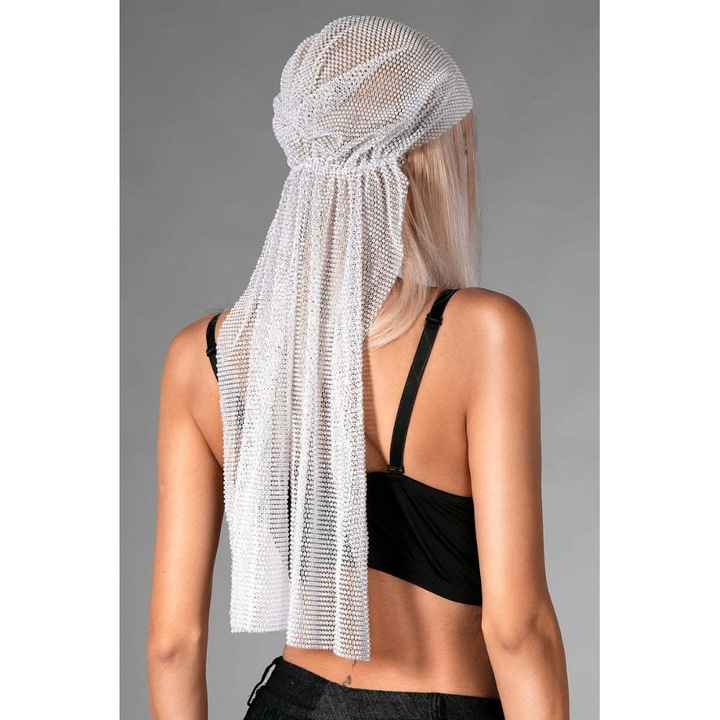 Palarie de pirat cu strasuri, ASDIIT, design cu coada lunga, elastica