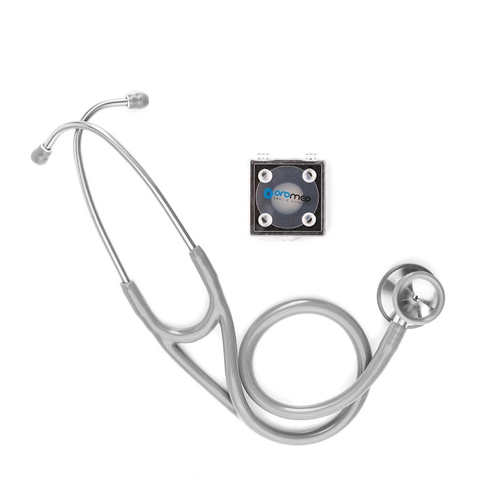 Stetoskop kardiologic ORO-SF 501, inox, cu capete duble, 5 ani garantie