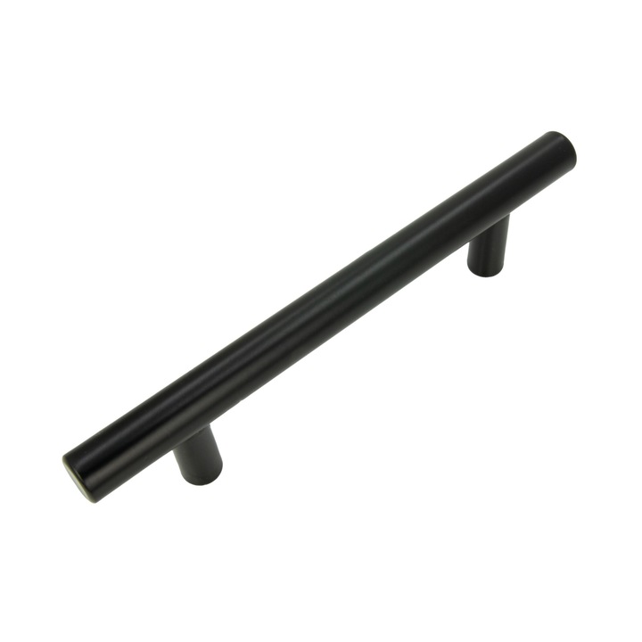 Maner de mobilier, B&B, Inox, 15cm, negru