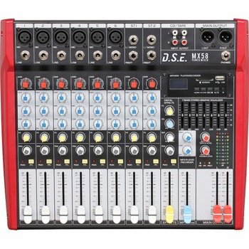 Mixer amplificat DSE MX58, 250W Mixer amplificat DSE MX58, 250W
