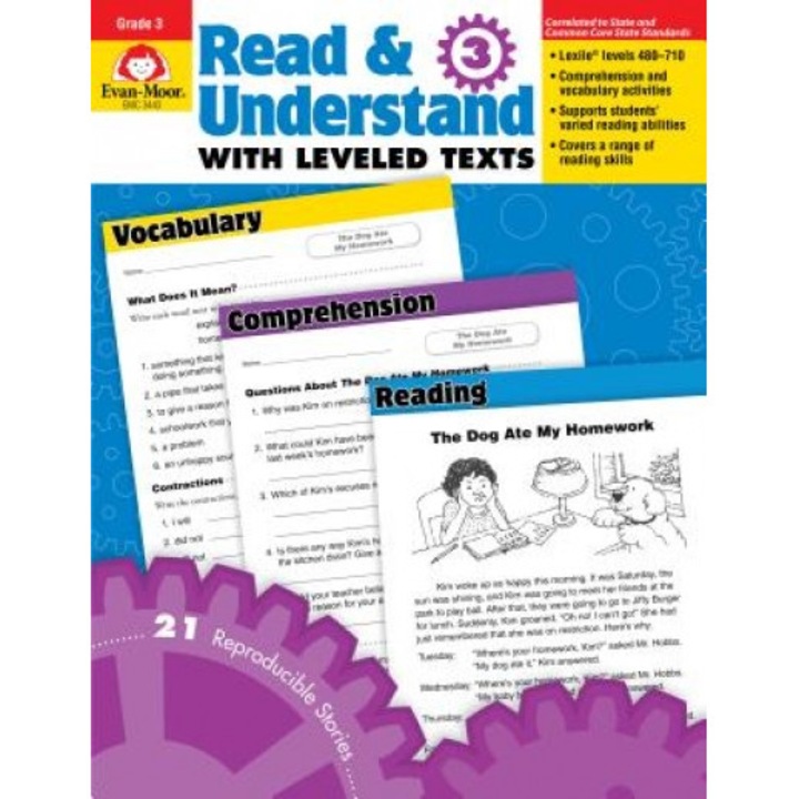 Read & Understand with Leveled Texts, Grade 3, Jill Norris (Author)