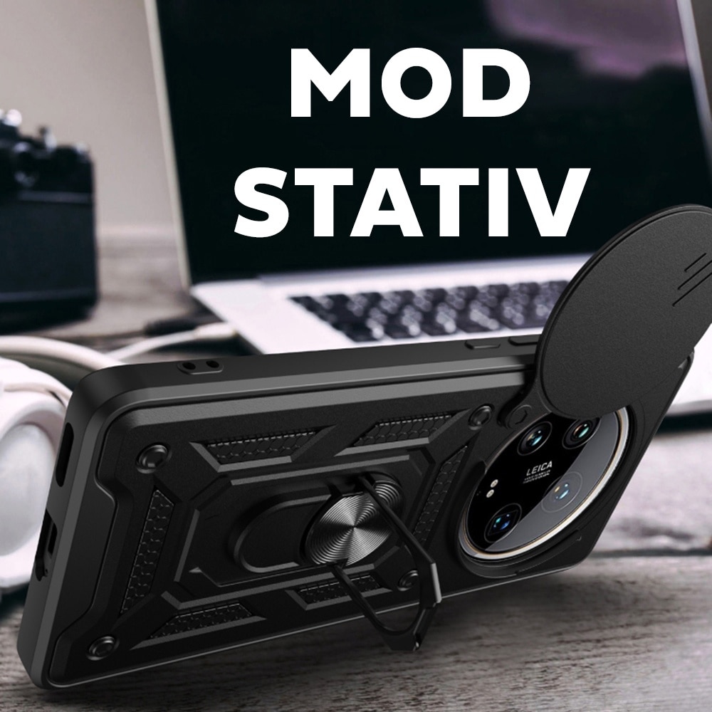 Husa pentru Honor Magic 7 Lite cu inel rotativ 360 Daden, Camshield series, Hybrid Antisoc, Slider pentru protectia camerei, Verde