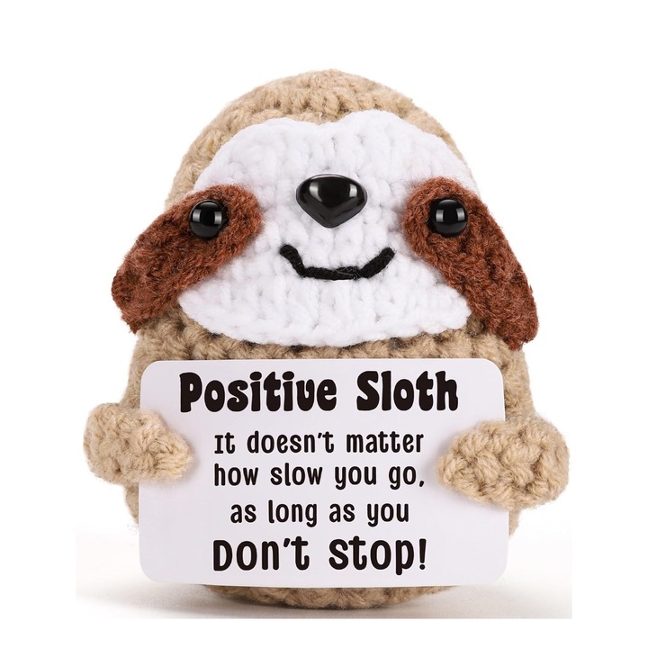 Animal crosetat handmade RUIOMII®, design adorabil, cadou unic de ziua de nastere, dimensiune mica, Maro