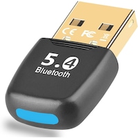 Adaptor Wireless Bluetooth 5.4 USB mare viteza Negru lucios