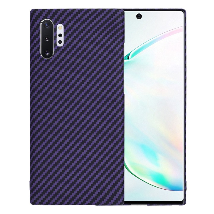 Husa Protectie pentru Samsung Galaxy Note 10 Plus 4G/Note 10 Plus 5G, J53, Lexgard, Plum Violet