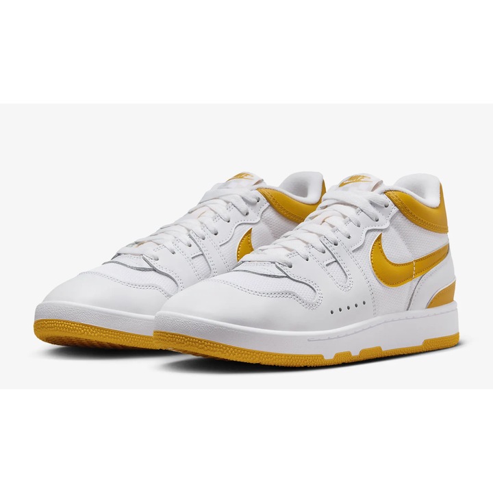 Tenisi barbatesti Nike Attack QS SP, design clasic, confortabil, alb, textil