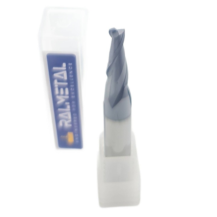 Frez Stozkowy Ralmetal D4x1x15mm D6x50mm AlTiN 45 HRC