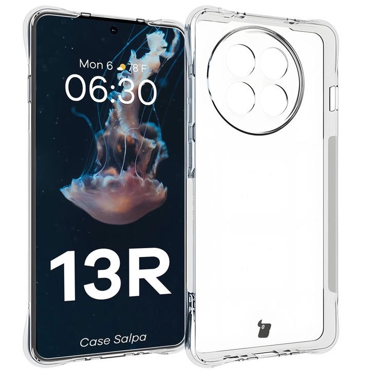 Husa telefon pentru OnePlus 13R, Bizon, Salpa, transparent, TPU, Transparent