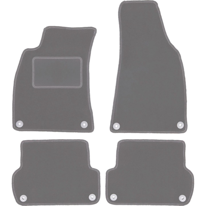 Set covorase auto, 4 bucati, presuri auto, pentru: Audi A4 B7 (2001-2004) sedan, break, avant gri, Wielganizator