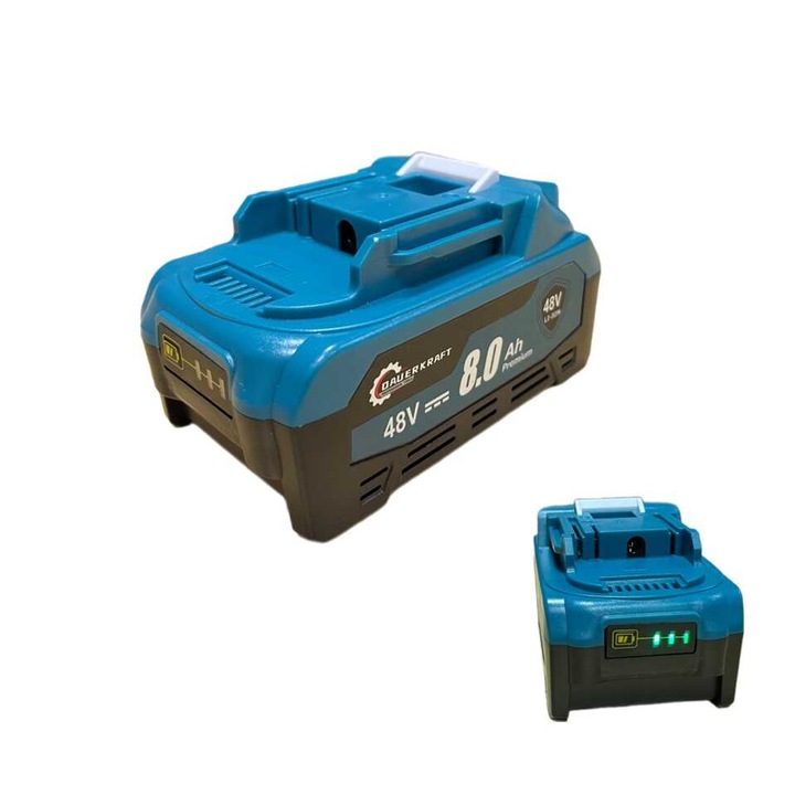 Baterie universala Li-ion Dauerkraft cu LED indicator de stare, 48V 8.0 Ah