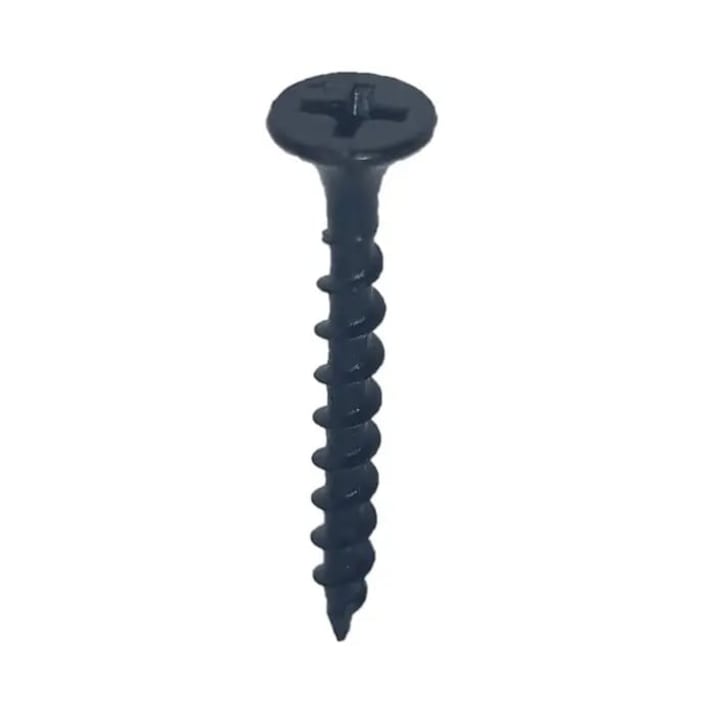 Gyorsmenetű önmetsző gipszkarton csavar, süllyesztett fejű, foszfátozott acél, 3,5 x 35 mm, 1000 db/doboz