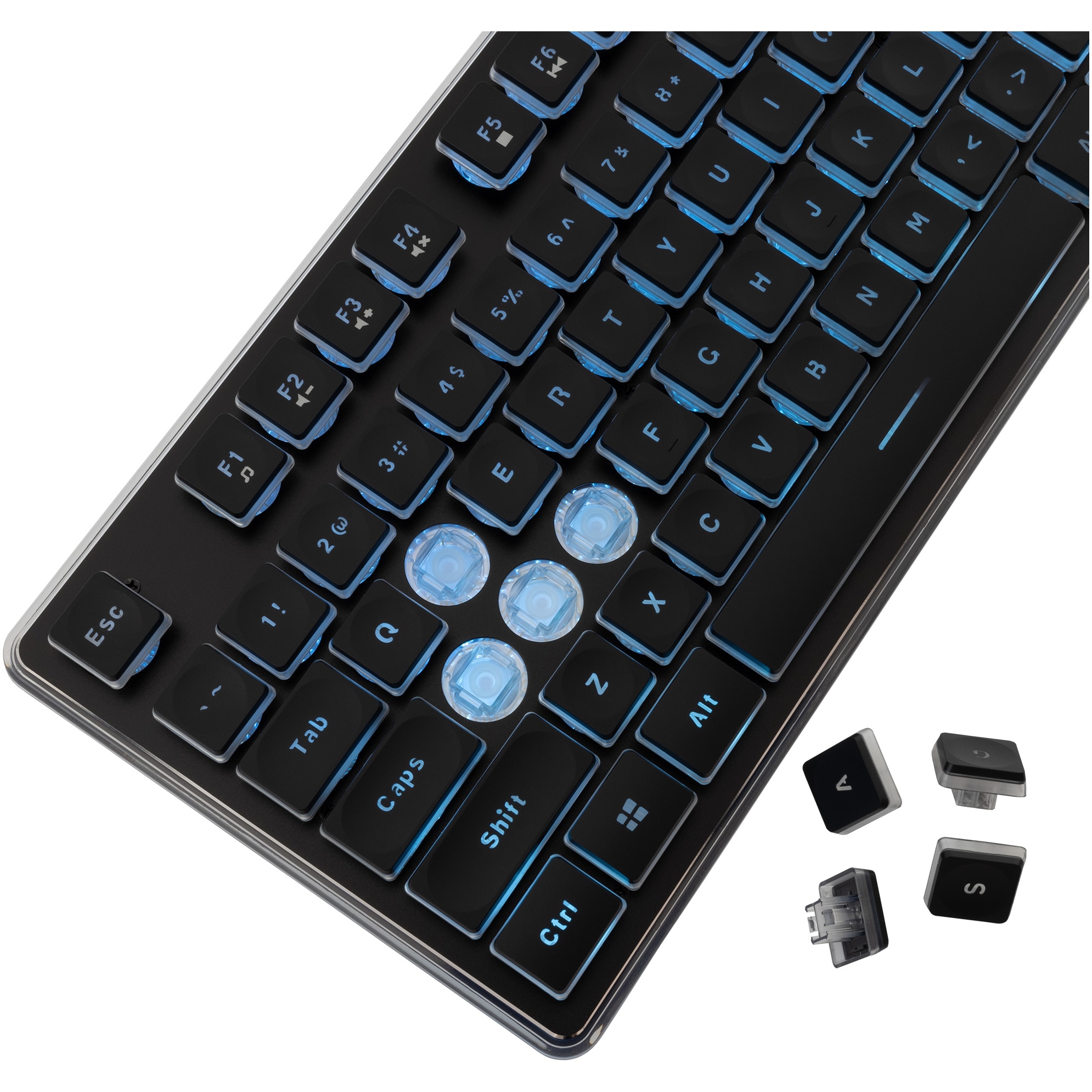 Tastatura Gaming cu fir White Shark TACHI, Tip Full Layout, 19