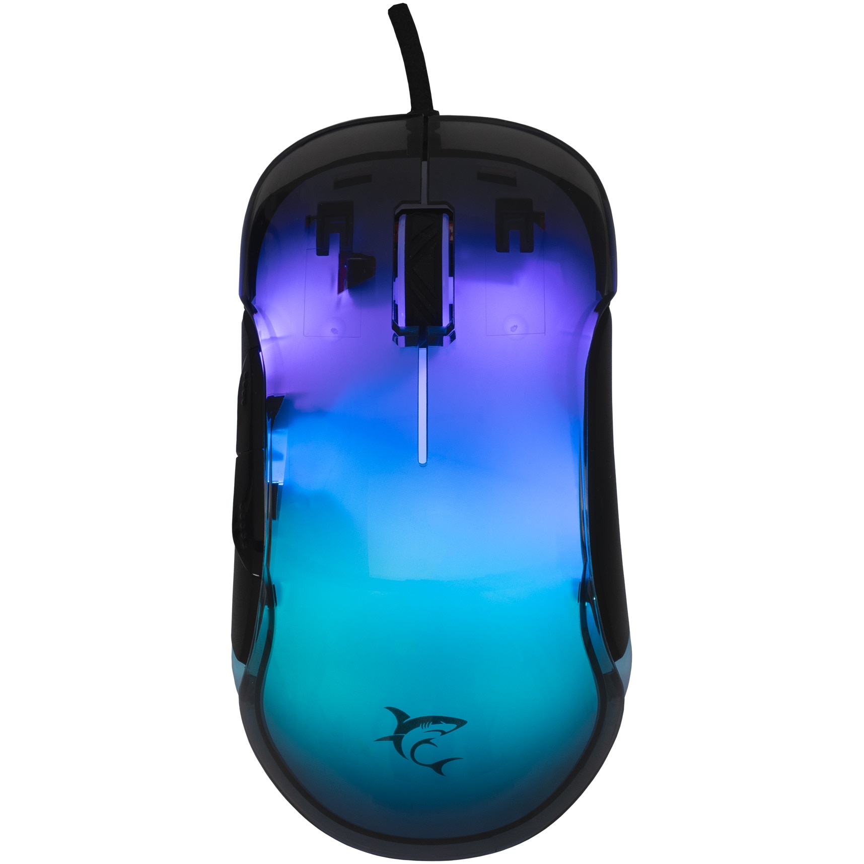 Mouse Gaming White Shark MORDRED, 12800 DPI, Black