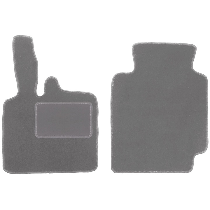 Set covorase auto, 2 bucati, presuri auto, pentru: Smart ForTwo I (1998-2007) cu o pawpaw gri, Wielganizator